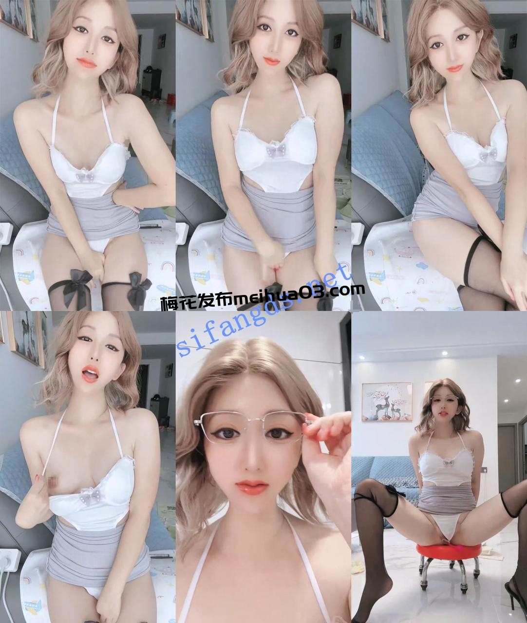 卧槽~美爆炸了【曦玥】白皙肌肤 妖娆性感 爆插喷水流白浆~